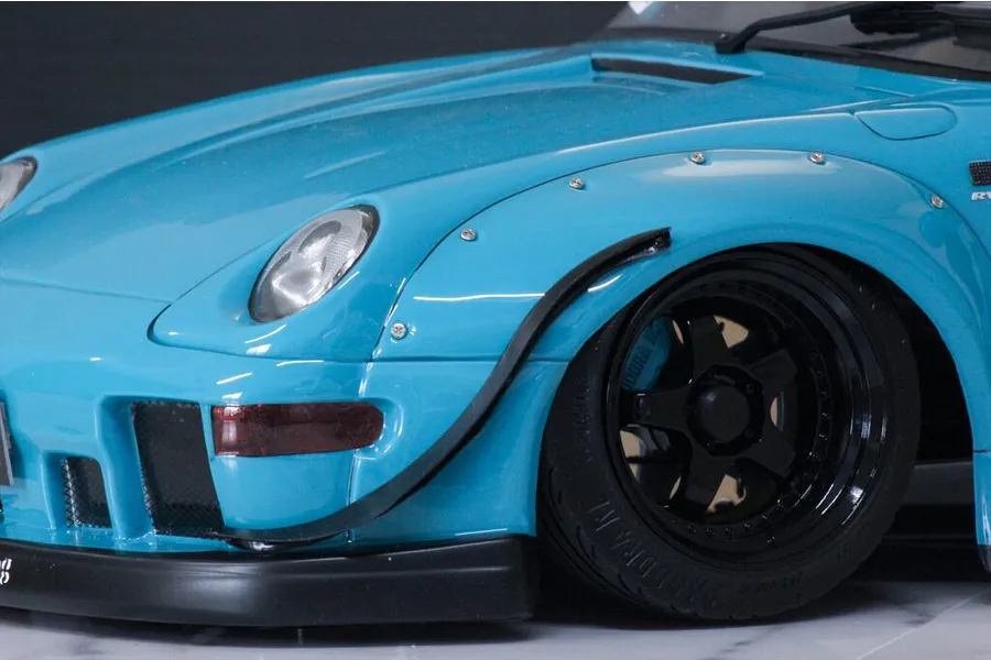 Pandora 2.05&amp;quot; Front (8mm Off-Set) RWB (RAUH-Welt BEGRIFF) S-1 Black Rims 2Pcs image 3