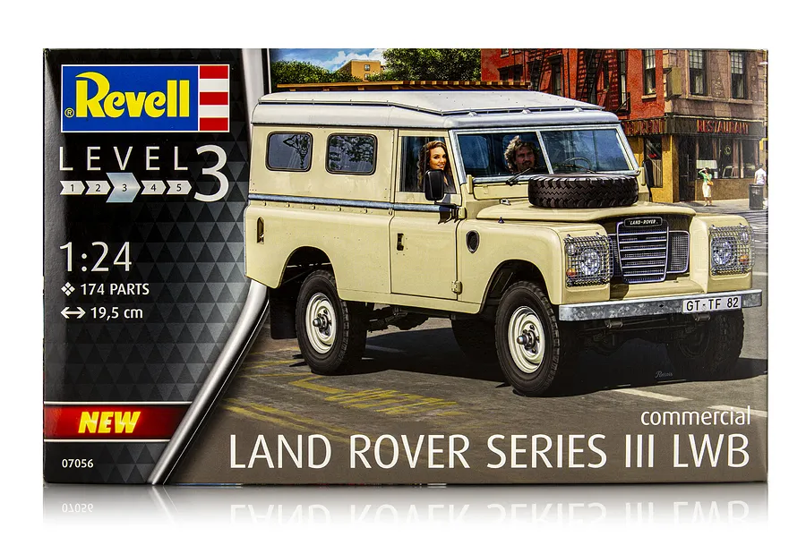 Revell 1/24 Land Rover Series III LWF 109 Scaled Plastic Model Kit image 79195