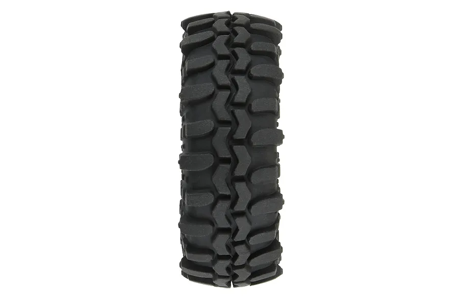 Pro-Line 1.0&amp;quot; Super Swamper Tyres On Black Holcomb Rims Beadlocked Wheel Set image 79213