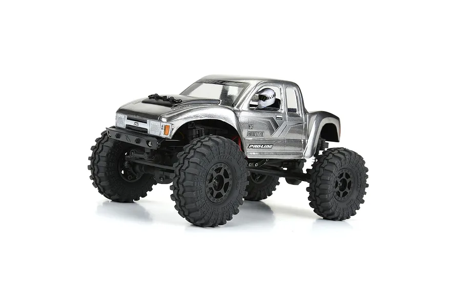 Pro-Line 1.0&amp;quot; Super Swamper Tyres On Black Holcomb Rims Beadlocked Wheel Set image 79216
