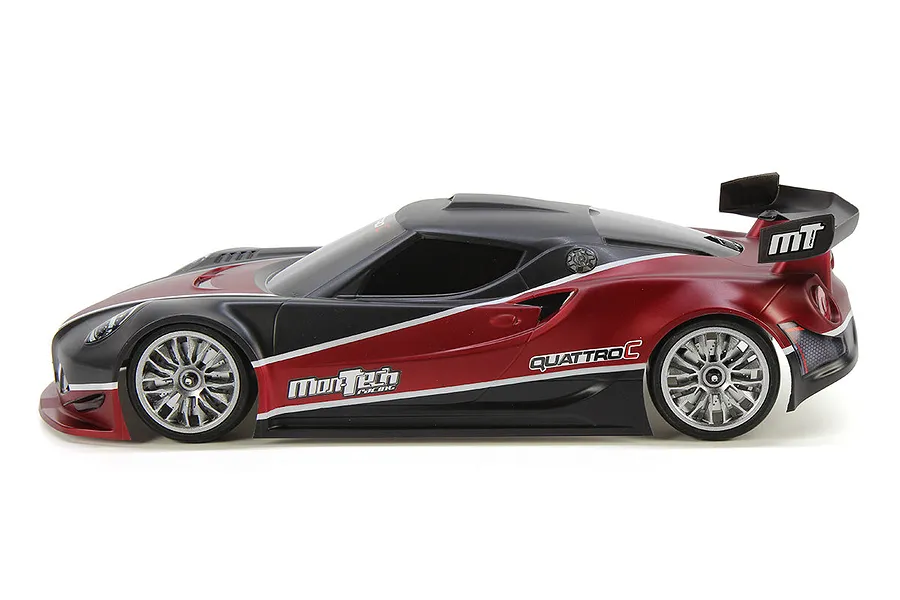 MonTech 1/10 Quattro C GT Unpainted Body Shell - Clear image 79262