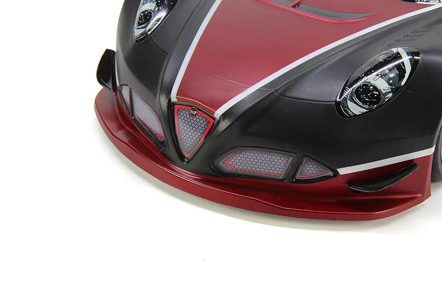 MonTech 1/10 Quattro C GT Unpainted Body Shell - Clear image 79263