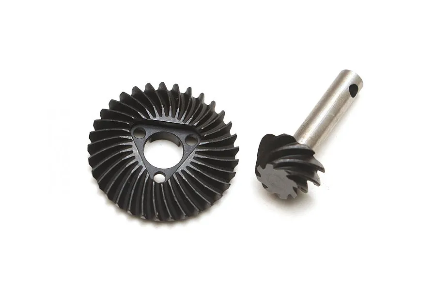 Boom Racing hardened steel 33T ring gear and 8T pinion gear set for RC drivetrain.
