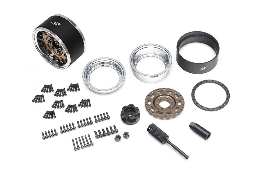 Boom Racing Bronze Aluminium 1.9&amp;quot; Probuild Mag-10 Adjustable Off-set Beadlock Rims 2pcs image 79470