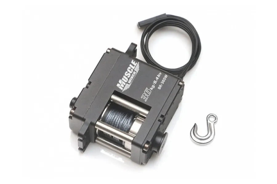 Boom Racing Muscle Winch High Torque 36kg Waterproof Servo Winch w/ Free Spool Unit image 79475