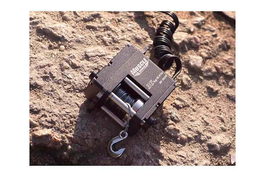 Boom Racing Muscle Winch High Torque 36kg Waterproof Servo Winch w/ Free Spool Unit image 79477