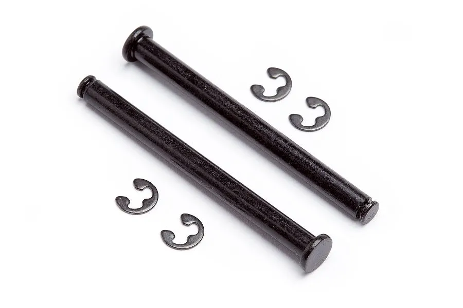 HPI Savage XS Flanged Suspension Arm Pins 2Pcs w/ E-Clips image 7951