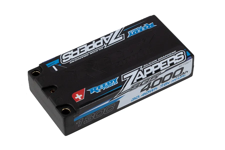 Reedy Power Zappers SG5 7.6v 4000mAh 130C HV &amp;quot;Shorty&amp;quot; Hard Case LiPo Battery image 79527