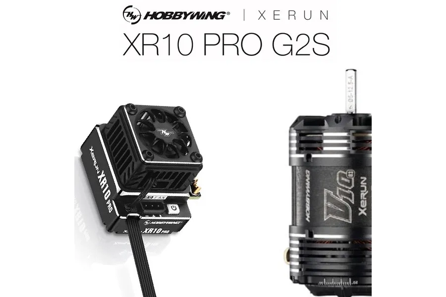 Hobbywing XR10 Pro G2S Stealth 160A ESC &amp;amp; V10 G4 3020kV 17.5T Brushless Motor Combo image 79533