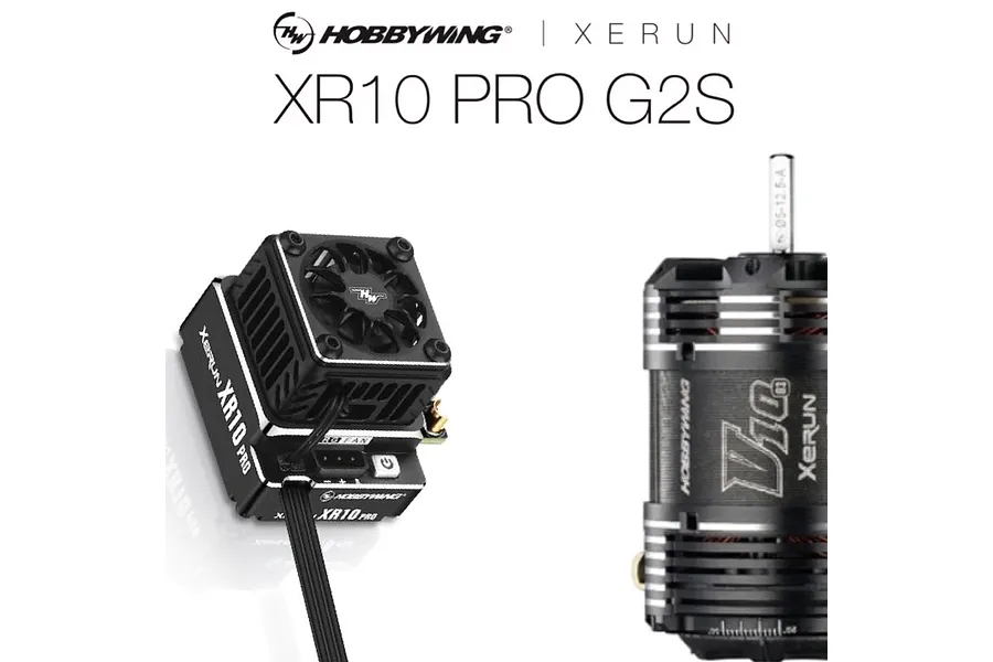 Hobbywing XR10 Pro G2S Stealth 160A ESC &amp;amp; V10 G4 1780kV 21.5T Brushless Motor Combo image 79535
