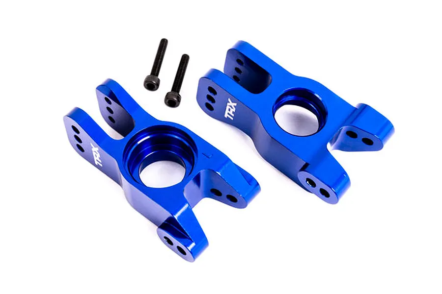 Traxxas Blue Aluminium Rear Hubs 2Pcs image 79612