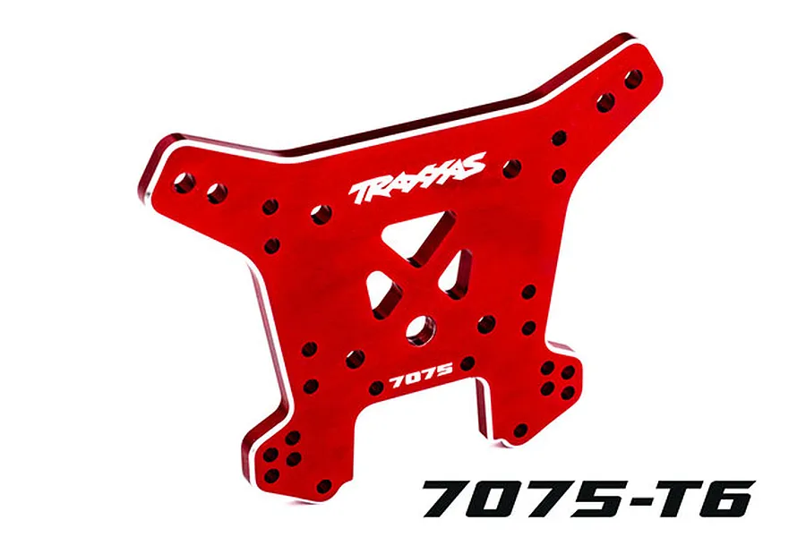 Traxxas Red Aluminium Rear Shock Tower image 79646