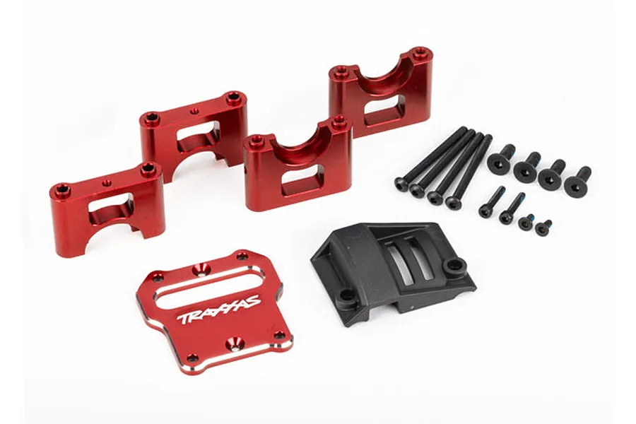 Traxxas Red Aluminium Centre Differential Mount image 79683