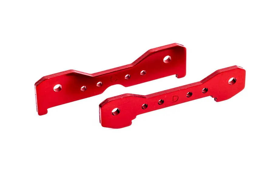 Traxxas Red Aluminium Rear Tie Bars 2Pcs image 79699