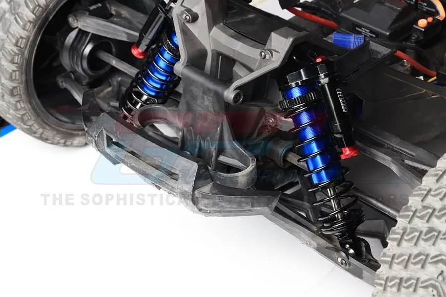 GPM Red Aluminium Front or Rear Adjustable Piggyback Shocks 2Pcs image 79793