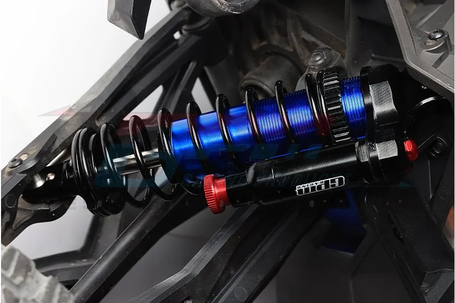 GPM Red Aluminium Front or Rear Adjustable Piggyback Shocks 2Pcs image 79794