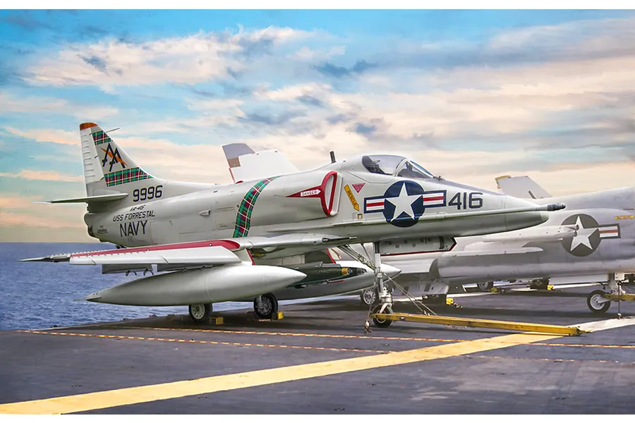 Italeri 1/48 RAAF A-4 E/F/G Skyhawk RAN Fighter Scaled Plastic Model Kit w/ Australian Decals image 79823