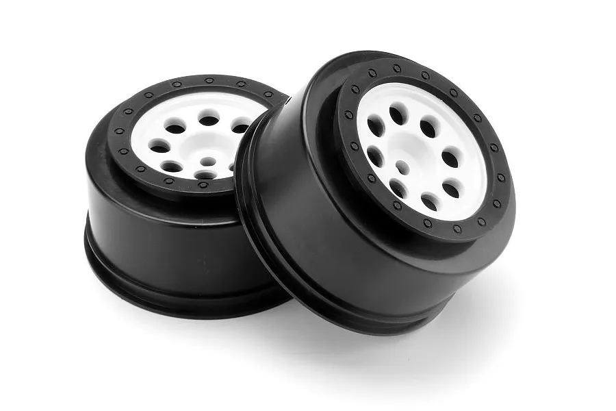 HPI 2.2/3.0&amp;quot; Blitz Mk.8 V2 White/Black Rims 2Pcs image 7986