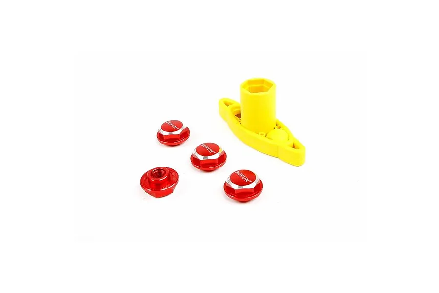 Rovan Red Big X Wheel Nut Kit image 79858