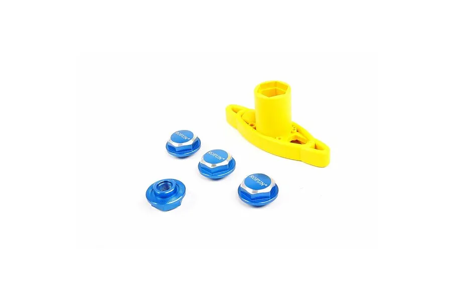 Rovan Blue Big X Wheel Nut Kit image 79859