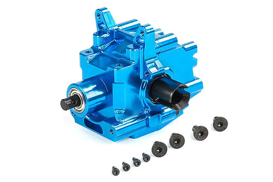 Rovan Blue Aluminium Front Complete Gearbox image 79861