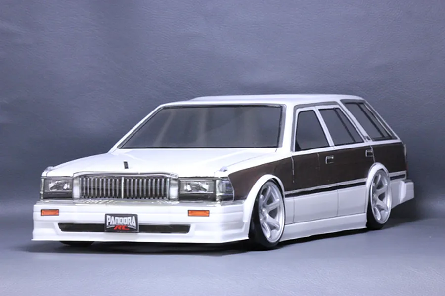 Pandora RC 1/10 Nissan Cedric Wagon Unpainted Body Shell - Clear image 79978