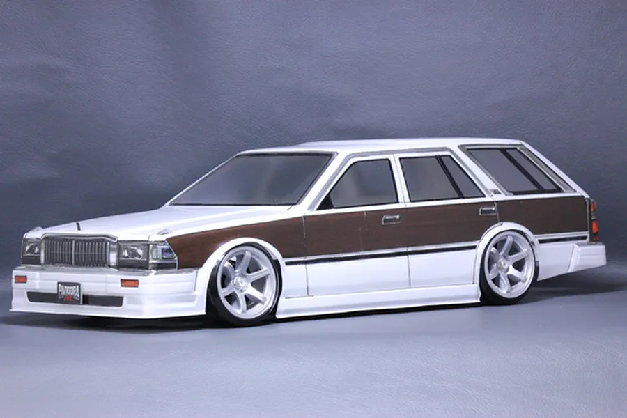 Pandora RC 1/10 Nissan Cedric Wagon Unpainted Body Shell - Clear image 3