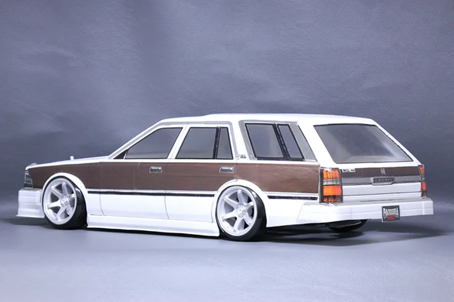 Pandora RC 1/10 Nissan Cedric Wagon Unpainted Body Shell - Clear image 4