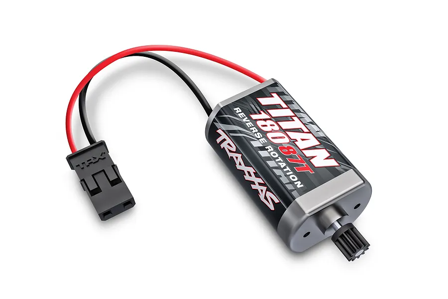 Traxxas Titan 180 Size 87 Turn Brushed Motor w/ 11T Pinion Gear image 79985