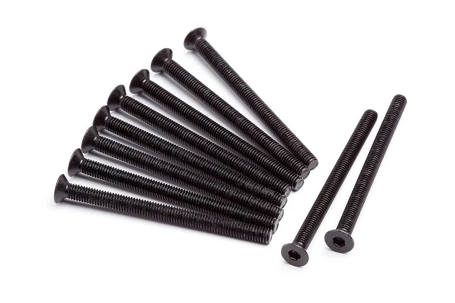 HPI 3x40mm Fine Thread Countersunk Head Screws 10Pcs image 8004