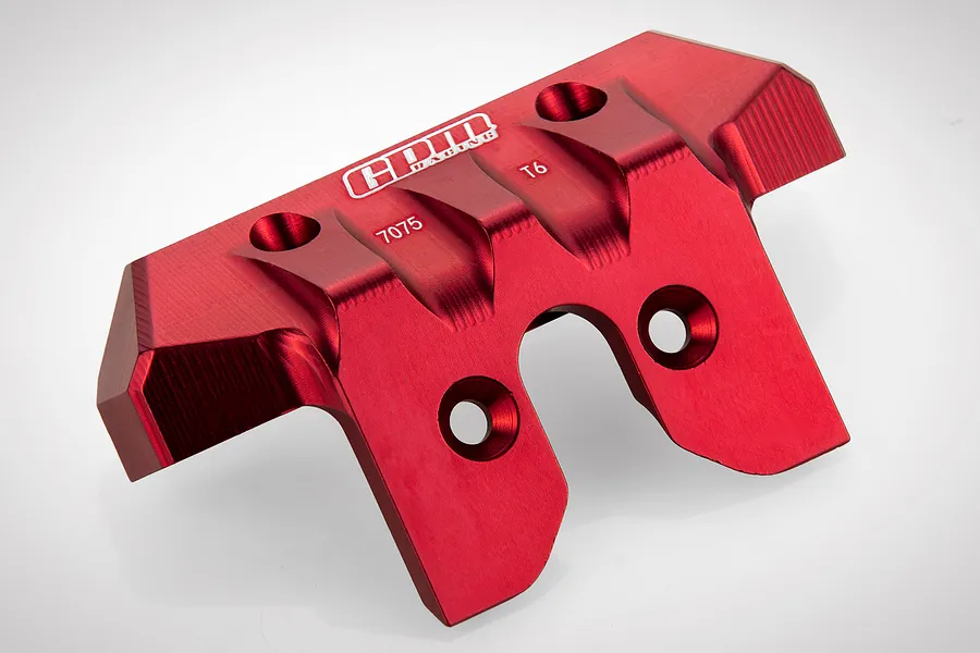 GPM Red Aluminium Rear Bumper image 80279