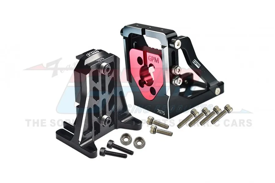 GPM Black Aluminium Motor Mount Set image 80332