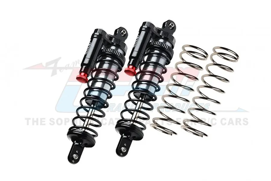GPM Silver Aluminium Front And Rear Piggyback Shock 2Pcs image 80343