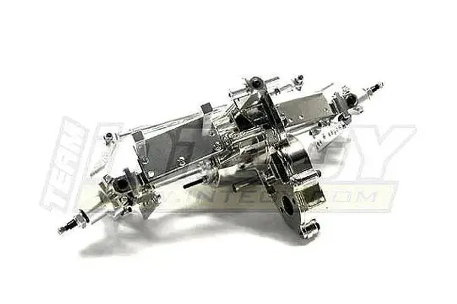 Integy Silver Aluminium Complete Axle w/ Differential Set image 80358