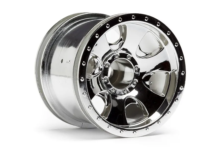HPI 2.2&amp;quot; Warlock Chrome Rims 2Pcs image 8037