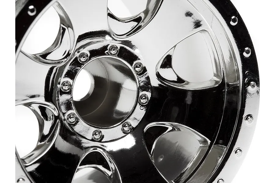 HPI 2.2&amp;quot; Warlock Chrome Rims 2Pcs image 8038