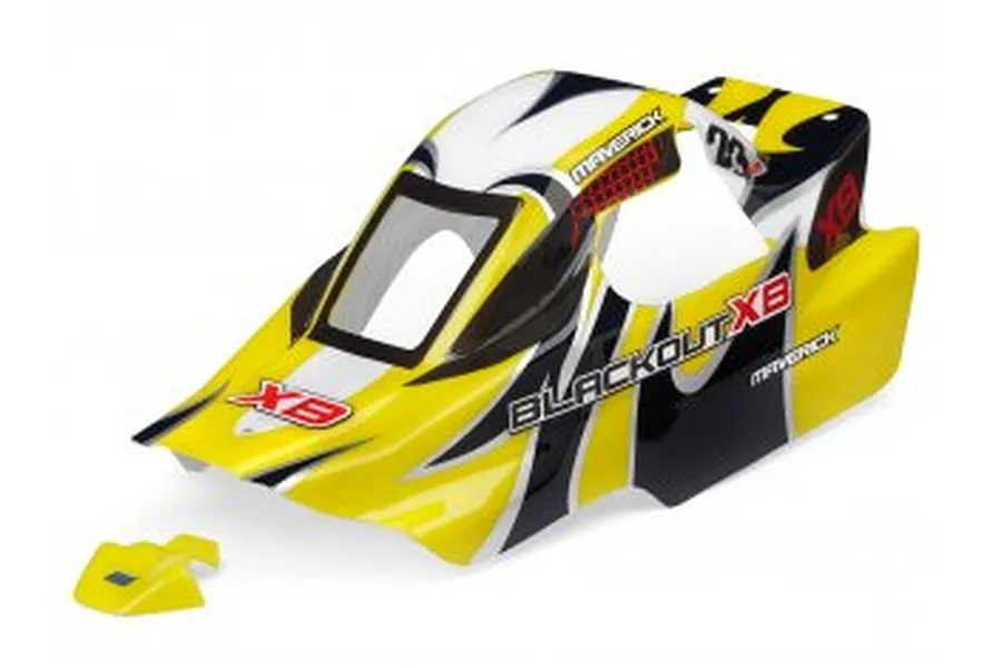 Maverick Blackout XB 2013 Painted Body Shell - Yellow/Black image 80378