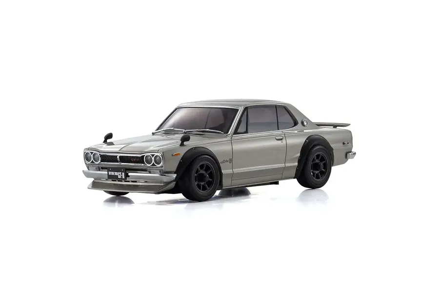Kyosho Mini-Z Nissan Skyline 2000GT-R Tune Version ASC Body Shell - Silver image 80398