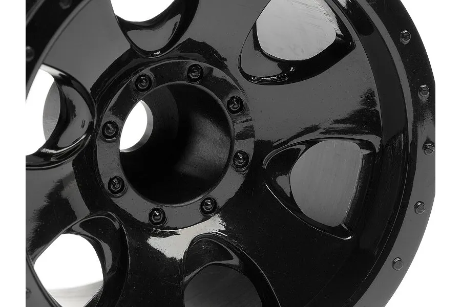 HPI 2.2&amp;quot; Firestorm Warlock Black Rims 2Pcs image 8041