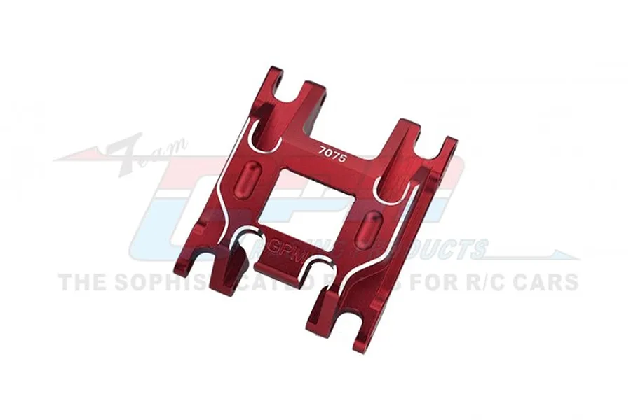GPM Red Aluminium Chassis Skid Plate 1Pcs image 80457