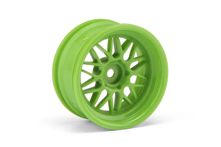 HPI 1.9&amp;quot; (6mm Off-Set) HRE C90 Green Rims 2Pcs image 8047