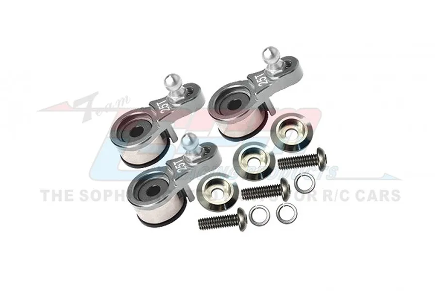GPM 25T Silver Aluminium Servo Horn 3Pcs image 80490