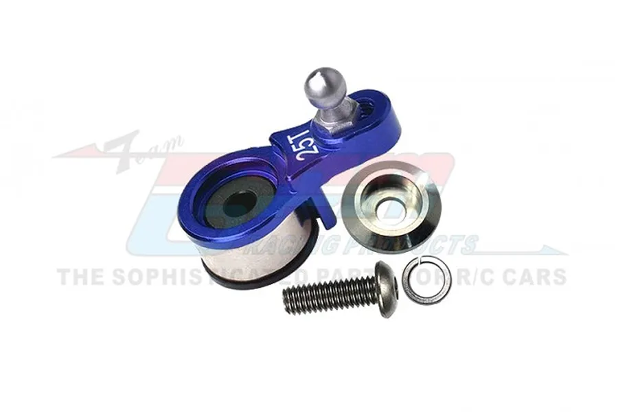 GPM 25T Blue Aluminium Servo Horn 1Pcs image 80491
