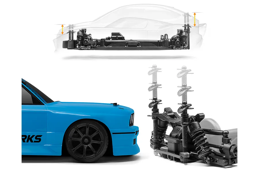 HPI Sport 3 Drift BMW M3 E30 Driftworks RC Drift Car Electric 4WD 1/10 Scale RTR image 80548