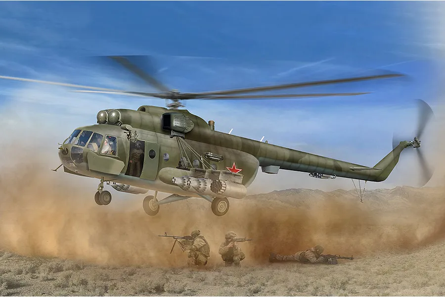 Trumpeter 1/48 Mi-8 Hip Plastic Model Kit image 80683