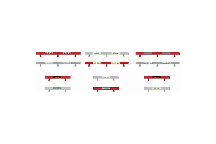 Scalextric Crash Barriers w/ Stickers image 80754