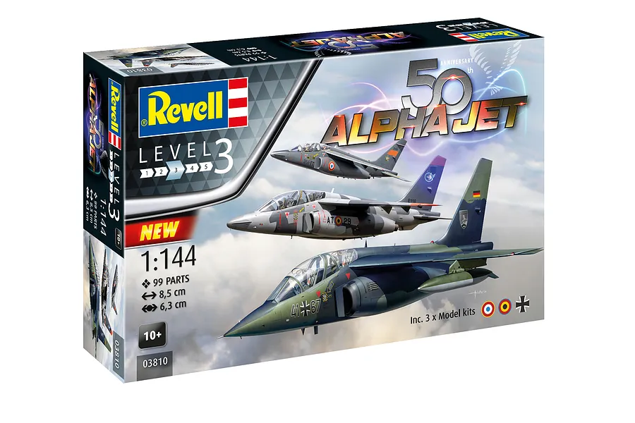 Revell 1/144 French Alpha Jet Scaled Plastic Model Kit image 80827