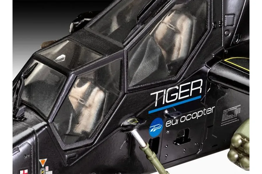 Revell 1/72 Eurocopter Tiger &amp;quot;Golden Eye&amp;quot; James Bond 007 Gift Set Scaled Plastic Model Kit image 80850