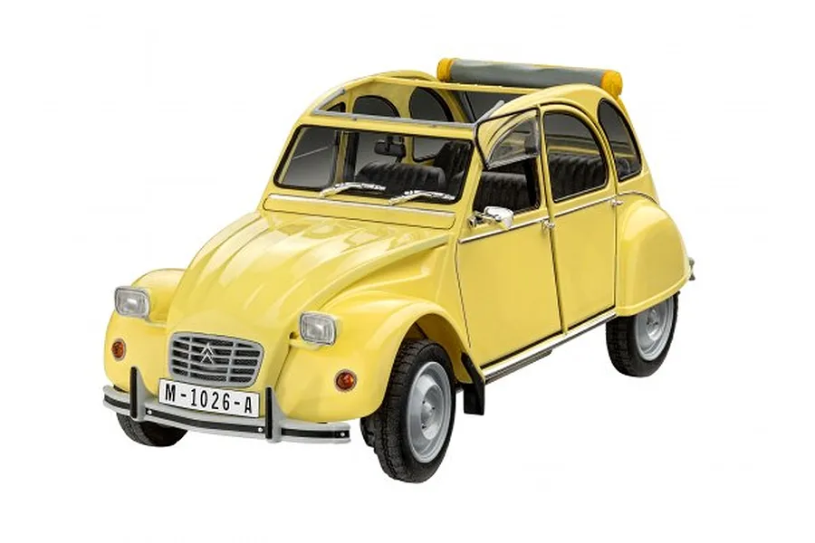 Revell 1/24 Citroen 2 CV &amp;quot;For Your Eyes Only&amp;quot; James Bond 007 Gift Set Scaled Plastic Model Kit image 80860