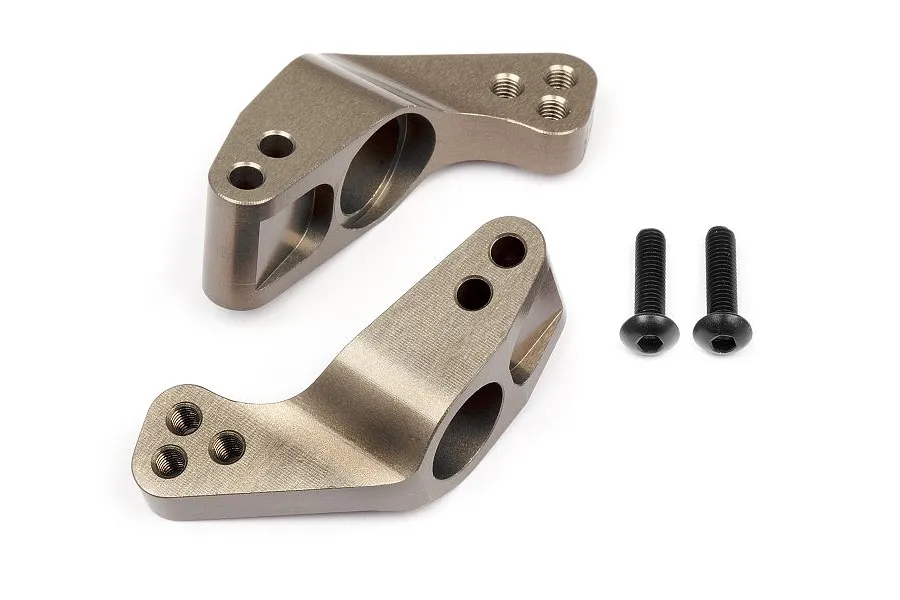 HPI Bullet Bronze Aluminium Rear Hub Carriers 2Pcs (0 Degrees) image 8087